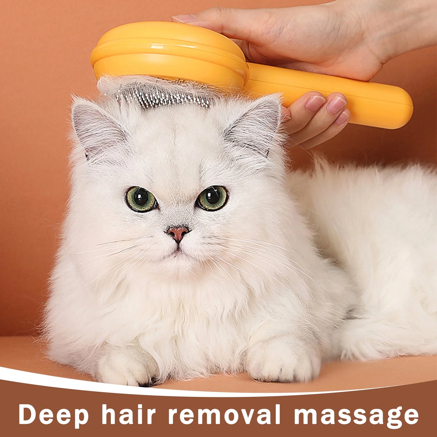 Pet Massage Self Cleaning Slicker Brush For Cats