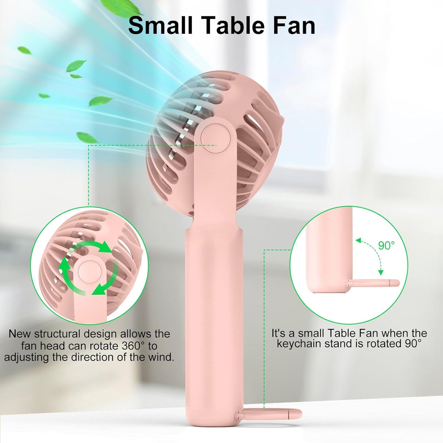 Cooling Handheld Rechargeable Fan 