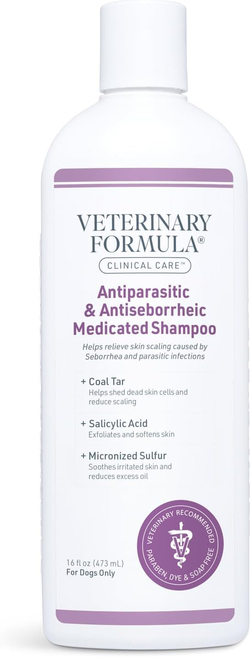 Clinical Care Antiparasitic & Antiseborrheic Medicated Dog Shampoo, 16 Oz 