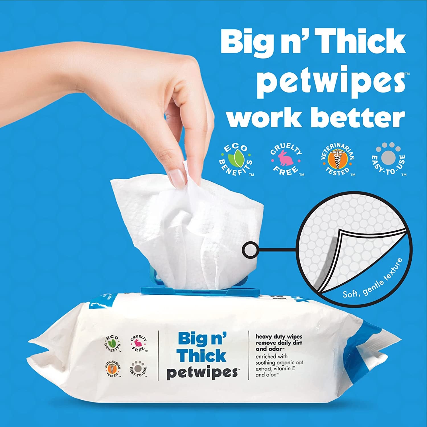 Get Fresh Pet Wipes Pack of 4