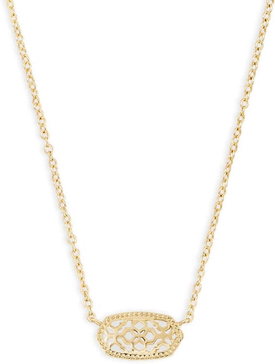 Elisa Pendant Necklace for Women, Fashion Jewelry, 14K Gold-Plated