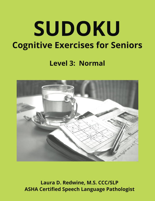 Sudoku: Cognitive Exercises for Seniors Level 3: Normal