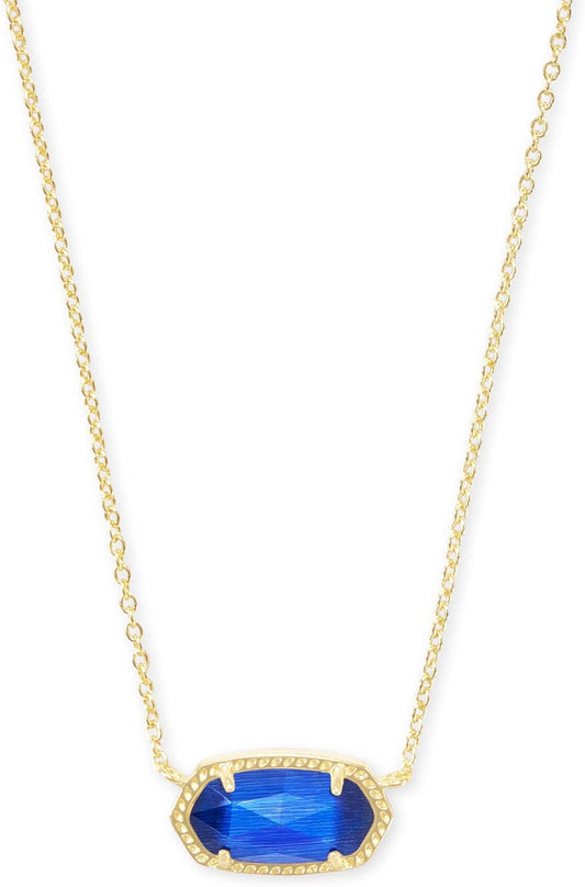 Elisa Pendant Necklace for Women, Fashion Jewelry, 14K Gold-Plated