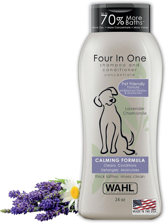 Calming Lavender and Chamomile 4-In-1 Pet Shampoo for Dogs