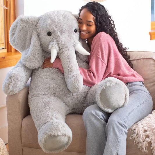 Ultimate Cuddle Companion 4 foot Elephant Stuffed Animal 