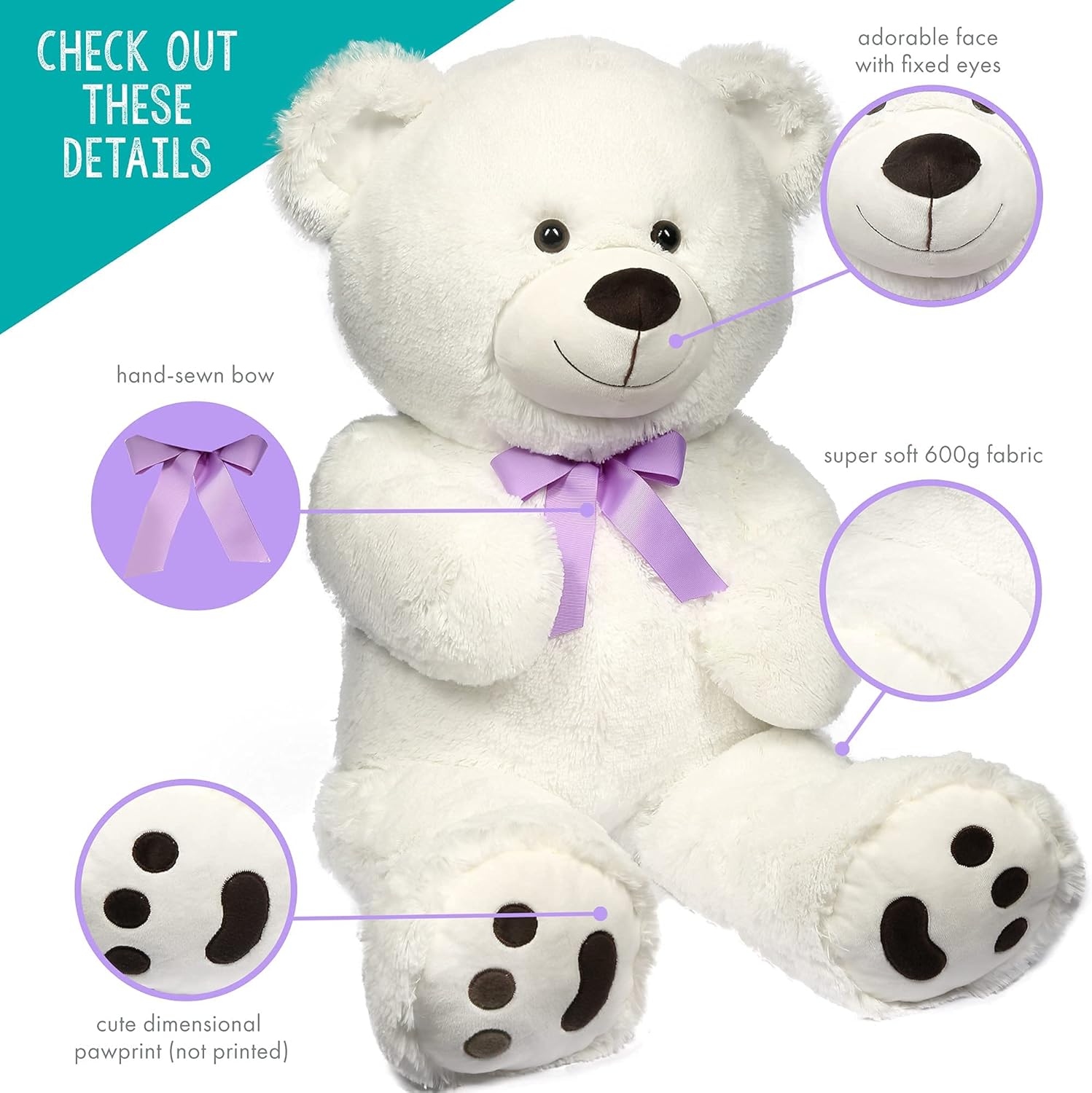 Ultimate Cuddle Companion 3 Foot Teddy Bear 