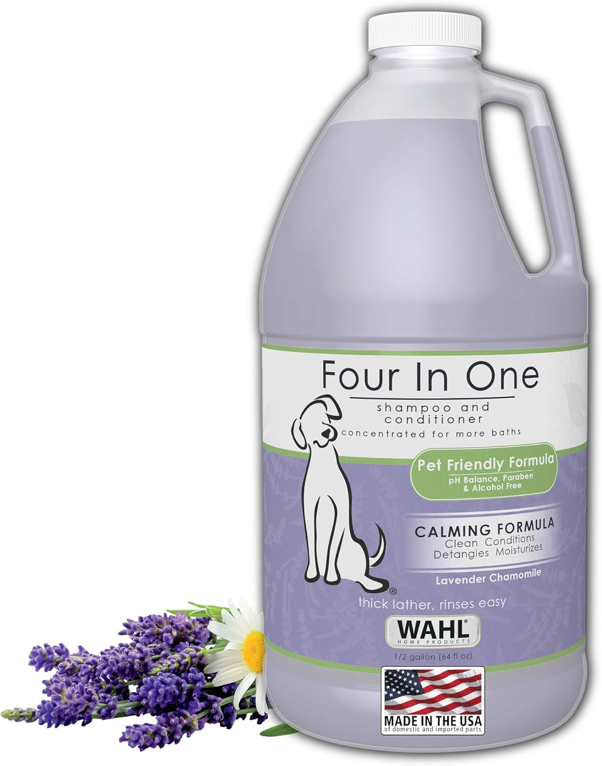 Calming Lavender and Chamomile 4-In-1 Pet Shampoo for Dogs