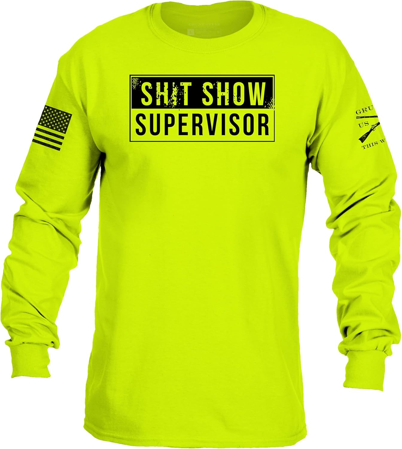 Sh*T Show Supervisor Long Sleeve Men'S T-Shirt