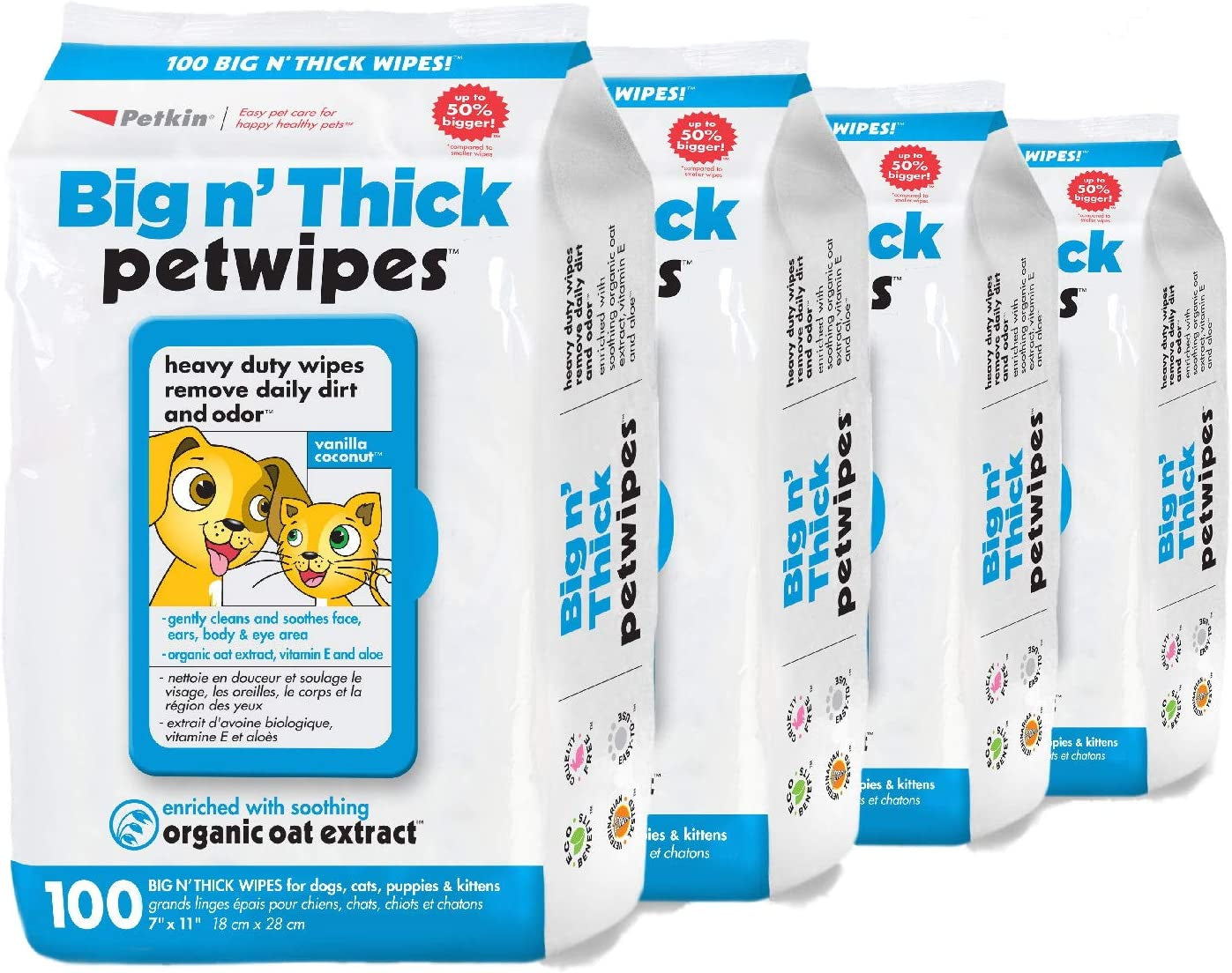 Get Fresh Pet Wipes Pack of 4