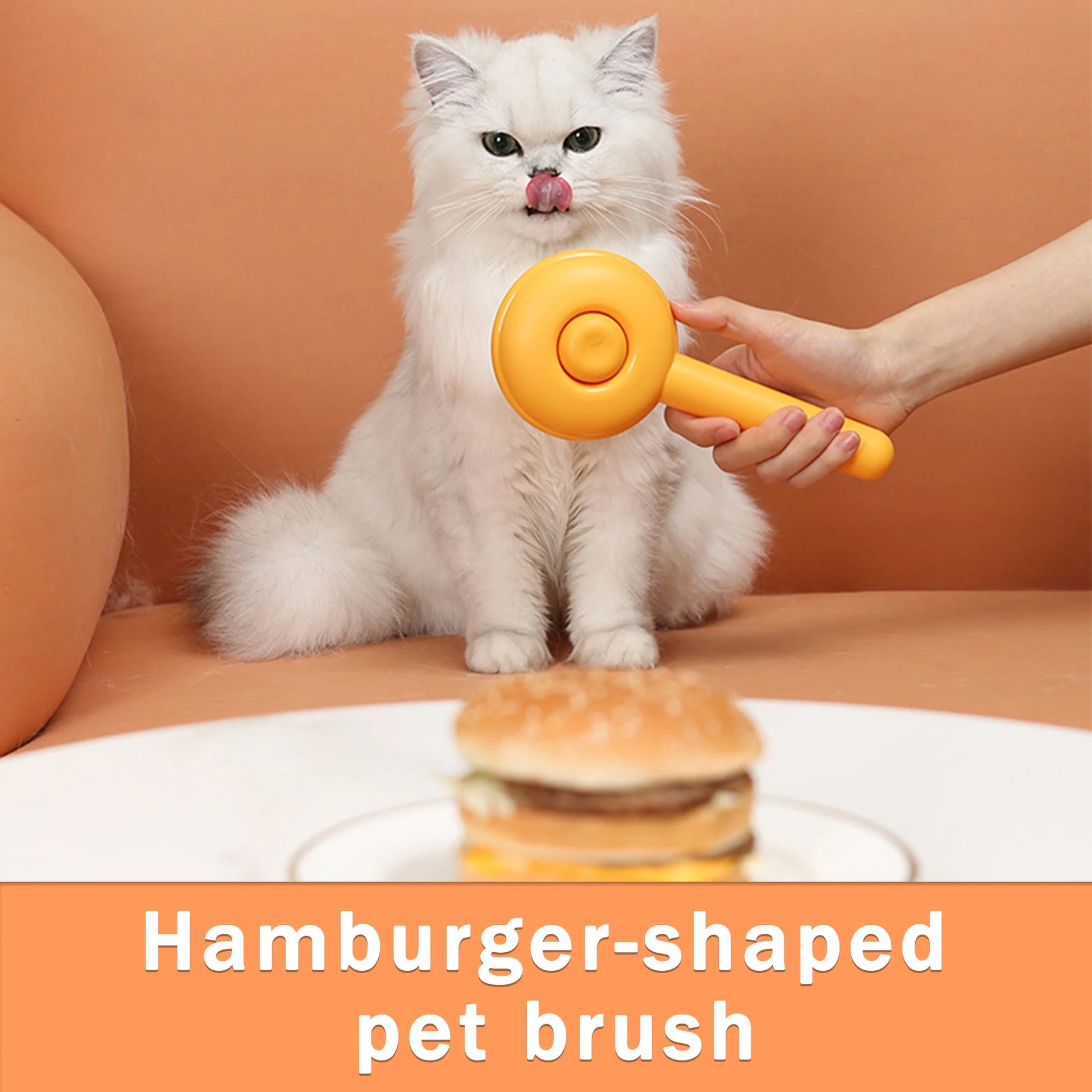 Pet Massage Self Cleaning Slicker Brush For Cats