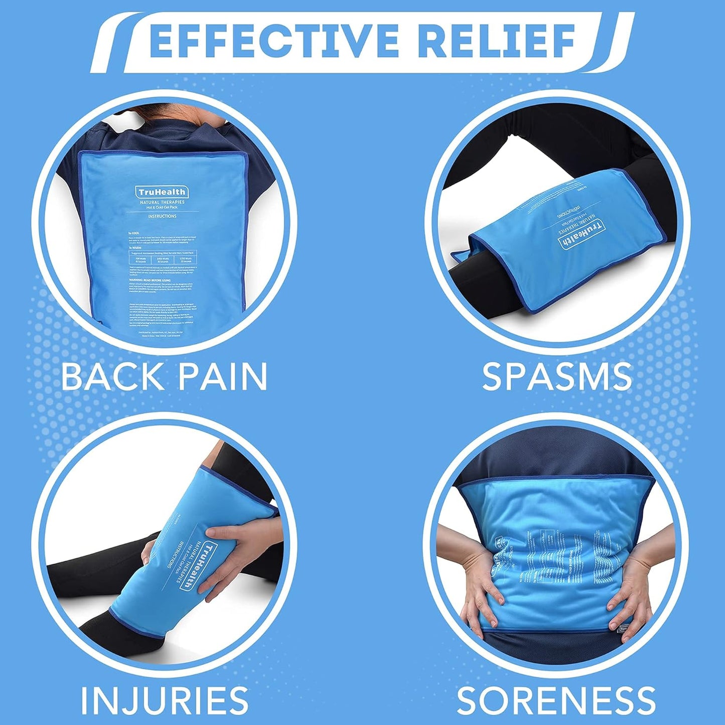 Pain Relieving Extra Large Hot & Cold Gel Ice Pack 