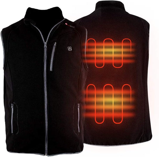 Heated Polar Fleece Vest for Men and Women