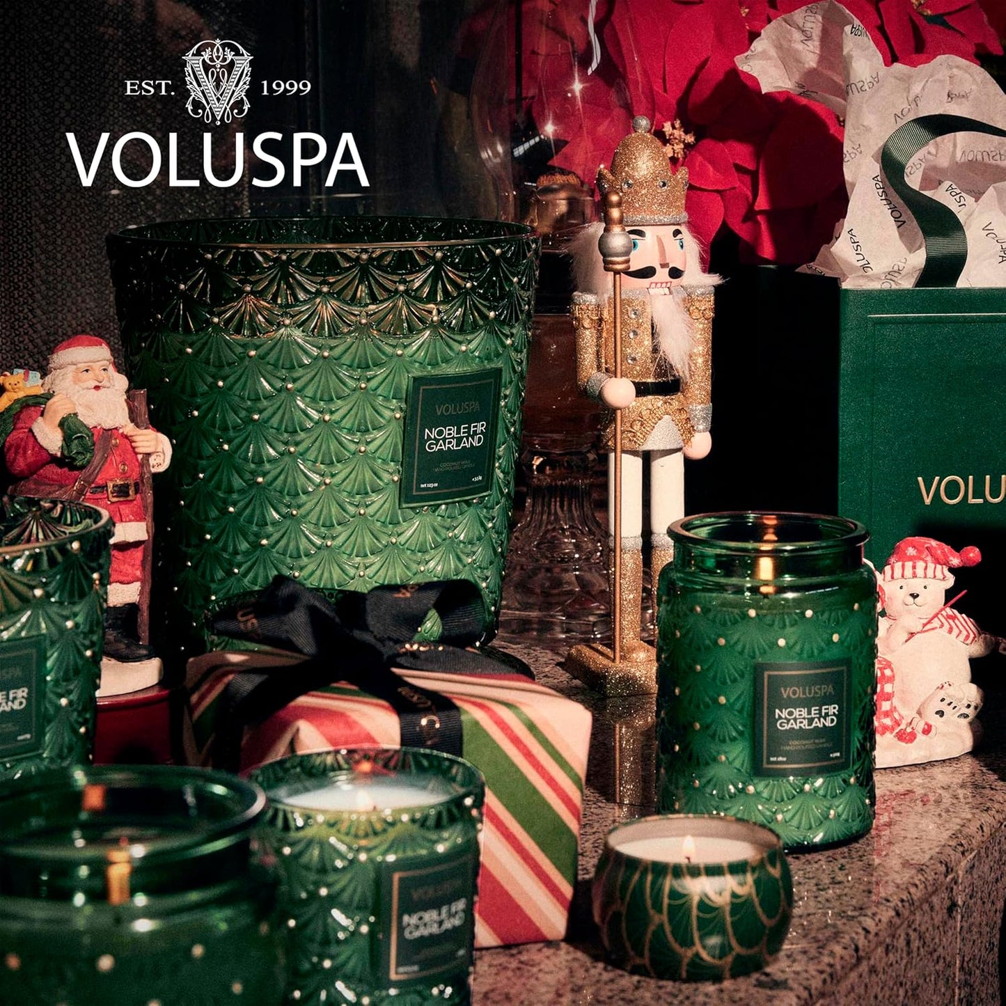 Voluspa Noble Fir Mini Tin Candle 4 Oz