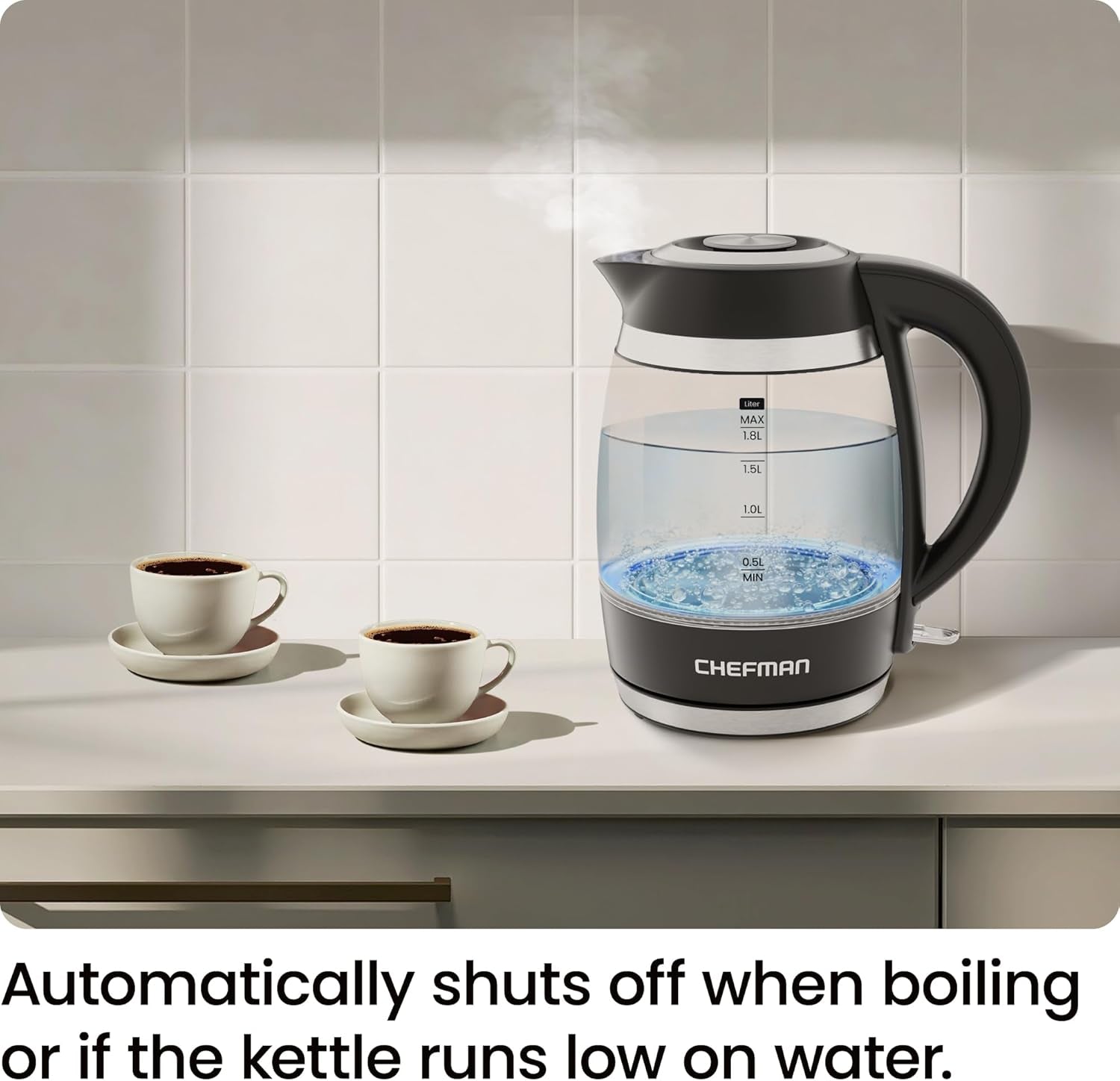 Hot Water Electric Kettle, 1.8L 